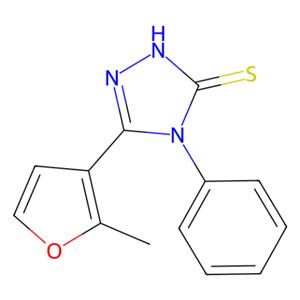 aladdin 阿拉丁 M423531 5-(2-甲基-3-呋喃)-4-苯基-4H-1,2,4-三唑-3-硫醇 346464-59-3 10mM in DMSO