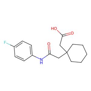 2-(1-{(4-氟苯基)氨甲酰]甲基}环己基)乙酸,2-(1-{[(4-Fluorophenyl)carbamoyl]methyl}cyclohexyl)acetic acid