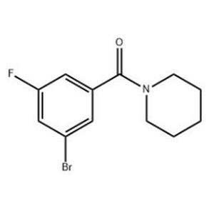 (3-溴-5-氟苯基)(哌啶-1-基)甲酮,(3-Bromo-5-fluorophenyl)(piperidin-1-yl)methanone