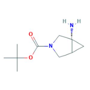 （1R）-1-氨基-3-氮杂双环[3.1.0]己烷-3-羧酸叔丁酯,tert-butyl (1R)-1-amino-3-azabicyclo[3.1.0]hexane-3-carboxylate