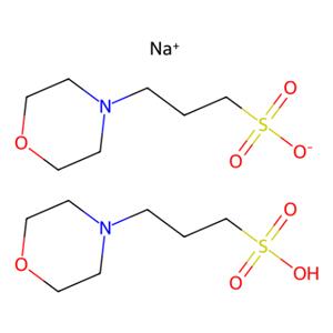 aladdin 阿拉丁 M597686 3-(N-吗啉)丙磺酸半钠盐 117961-20-3 95%