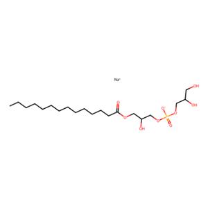 1-十八烷酰基-sn-甘油-3-磷酸-（1′rac甘油）（钠盐）,1-myristoyl-2-hydroxy-sn-glycero-3-phospho- (1