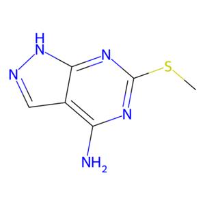 aladdin 阿拉丁 A479162 4-氨基-2-(甲基巯基)-7H-吡唑[2,3-d]嘧啶 5444-29-1 试剂级