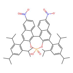 aladdin 阿拉丁 B282301 （11bR）-4-羟基-9,14-二硝基-2,6-双[2,4,6-三（1-甲基乙基）苯基]-4-氧化物-二萘并[2,1-d：1'' ，2′′-f] [1,3,2]二恶唑磷平 1535206-22-4 98%