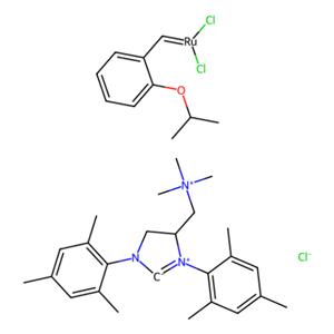 aladdin 阿拉丁 B282734 [1,3-双（2,4,6-三甲基苯基）-4-[（三甲基铵）甲基]咪唑烷基-2-亚甲基]-（2-异丙氧基亚苄基）二氯氯化钌（II）StickyCat Cl 1452227-72-3 95%
