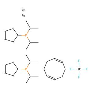 aladdin 阿拉丁 B282815 1,1''-双（二-异丙基膦基）二茂铁（1,5-环辛二烯）铑（I） 157772-65-1 ≥98%