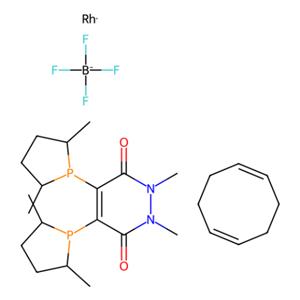 aladdin 阿拉丁 B282827 （-）-4,5-双[（2R，5R）-2,5-二甲基膦酰基]（1,2-二甲基-1,2-二氢哒嗪-3,6-二酮）（1,5-环辛二烯）铑（ I）四氟硼酸盐[catASium? MNN(R)Rh] 908128-78-9 95%