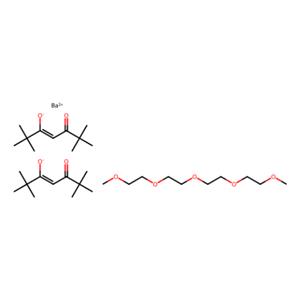 aladdin 阿拉丁 B282987 双（2,2,6,6-四甲基-3,5-庚二酮基）钡四甘醇二甲酸酯加合物 136629-60-2 99.99%-Ba, Sr-0.5%