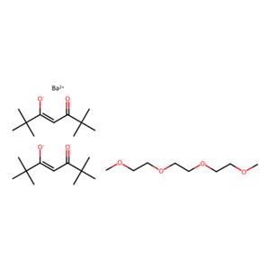 双（2,2,6,6-四甲基-3,5-庚二酮基）钡三甘醇二甲醚加合物[PURATREM],Bis(2,2,6,6-tetramethyl-3,5-heptanedionato)barium triglyme adduct
