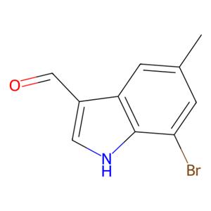 7-溴-5-甲基吲哚-3-吡咯甲醛,7-Bromo-5-methylindole-3-carboxaldehyde