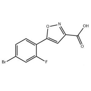 5-(4-溴-2-氟苯基)異惡唑-3-羧酸,5-(4-Bromo-2-fluorophenyl)isoxazole-3-carboxylic acid