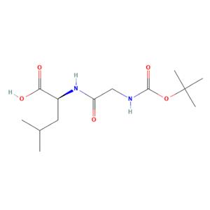 aladdin 阿拉丁 B589342 (S)-2-(2-((叔丁氧基羰基)氨基)乙酰氨基)-4-甲基戊酸 51871-42-2 95%