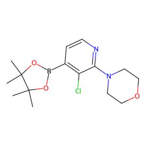 4-（3-氯-4-（4,4,5,5-四甲基-1,3,2-二氧杂硼硼烷-2-基）吡啶-2-基）吗啉,4-(3-Chloro-4-(4,4,5,5-tetramethyl-1,3,2-dioxaborolan-2-yl)pyridin-2-yl)morpholine