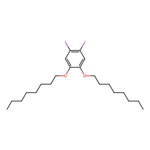 aladdin 阿拉丁 D281725 1,2-二碘-4,5-二正辛氧基苯 248277-14-7 98%