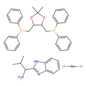 aladdin 阿拉丁 D282747 二氯[（4S，5S）-（+）-4,5-双（二苯基膦甲基）-2,2-二甲基-1,3-二氧戊环] [（S）-（-）-2-（异丙基）甲胺）-1H-苯并咪唑]钌（II） 1443051-97-5 95%