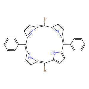 5,15-二溴-10,20-二苯基卟啉,5,15-Dibromo-10,20-diphenylporphine