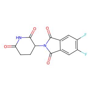 aladdin 阿拉丁 D587340 2-(2,6-二氧代哌啶-3-基)-5,6-二氟异吲哚啉-1,3-二酮 1496997-41-1 98%
