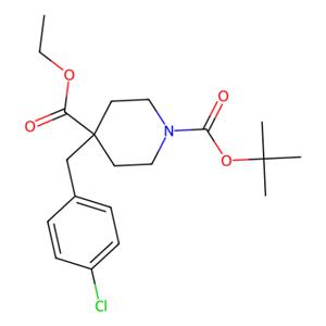 aladdin 阿拉丁 E468849 N-Boc-4-(4-氯苄基)哌啶-4-羧酸乙酯 乙酯 174605-91-5 97%