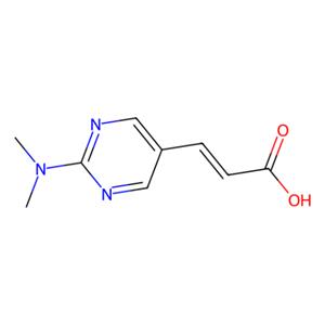 (2E)-3-[2-(二甲氨基)嘧啶-5-基]丙烯酸,(2E)-3-[2-(Dimethylamino)pyrimidin-5-yl]acrylic acid