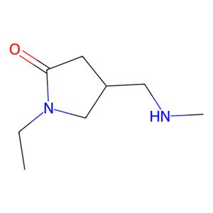 1-乙基-4-[(甲基氨基)甲基]吡咯烷-2-one,1-Ethyl-4-[(methylamino)methyl]pyrrolidin-2-one