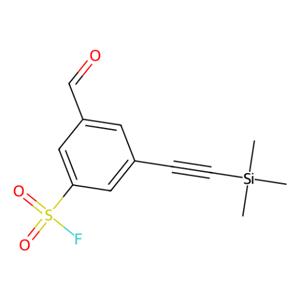 3-甲?；?5-((三甲基甲硅烷基)乙炔基)苯磺酰氟,3-Formyl-5-((trimethylsilyl)ethynyl)benzenesulfonyl fluoride