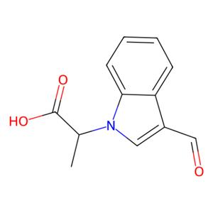 aladdin 阿拉丁 F478736 2-(3-甲酰基-1H-吲哚-1-基)丙酸 166747-91-7 试剂级