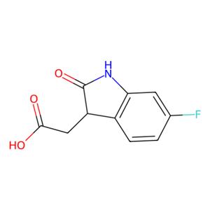 aladdin 阿拉丁 F479726 (6-氟-2-氧代-2,3-二氢-1H-吲哚-3-基) 乙酸 915922-16-6 试剂级