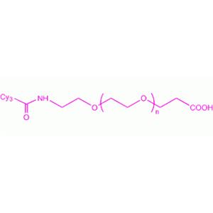 Cy3 PEG 羧酸, Cy3-PEG-COOH,Cy3 PEG acid, Cy3-PEG-COOH