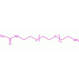 Cy3 PEG 胺, Cy3-PEG-NH2,Cy3 PEG Amine, Cy3-PEG-NH2