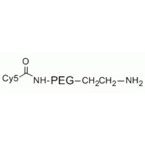 Cy5 PEG 胺, Cy5-PEG-NH2,Cy5 PEG Amine, Cy5-PEG-NH2