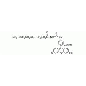 aladdin 阿拉丁 F163682 Fluorescein PEG Amine, FITC-PEG-NH2 MW 3400 Da