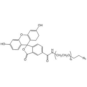 aladdin 阿拉丁 F163684 荧光素 PEG 叠氮, FITC-PEG-N3 MW 10000 Da