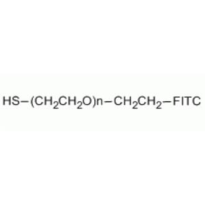 aladdin 阿拉丁 F163701 Fluorescein PEG Thiol, FITC-PEG-SH 95%,MW 2000 Da