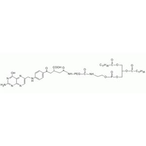 叶酸 PEG 二硬脂酰基磷脂酰乙醇胺, FA-PEG-DSPE,Folic acid PEG DSPE, DSPE-PEG-Folate