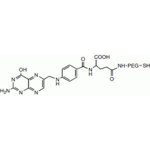 葉酸-PEG-硫醇，F(xiàn)olate-PEG-SH,Folic acid PEG thiol, Folate-PEG-SH