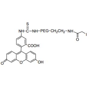 碘代乙酰基 PEG FITC, IA-PEG-FITC,Iodoacetyl PEG FITC, IA-PEG-FITC