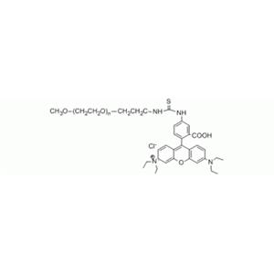 罗丹明B-PEG, mPEG-RB,Rhodamine B PEG, mPEG-RB