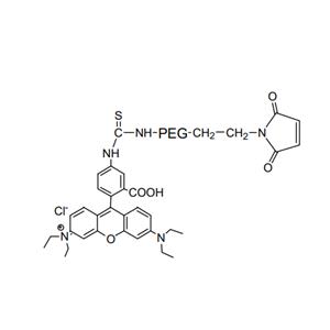 罗丹明 PEG 马来酰亚胺,Rhodamine PEG Maleimide
