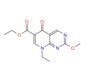Ethyl 8-ethyl-5,8-dihydro-2-methoxy-5-oxopyrido[2,3-d]pyrimidine-6-carboxylate