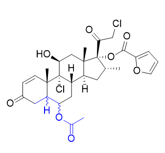 糠酸莫米松杂质08,6ξ-acetoxy-9,21-dichloro-11β-hydroxy-16α-methyl-3,20- dioxo-5ξ-pregn-1-en-17-yl furan-2-carboxylate