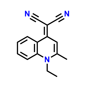 2-(1-乙基-2-甲基喹啉-4(1H)-亚基)丙二腈,2-(1-Ethyl-2-methylquinolin-4(1H)-ylidene)malononitrile