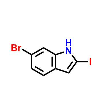 6-溴-2-碘-1H-吲哚,6-bromo-2-iodo-1H-indole