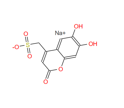 Sodium 6,7-dihydroxy-2-oxo-2H-1-benzopyran-4-methylsulphonate