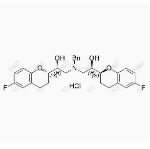 奈必洛尔杂质81(盐酸盐),(S,1R,1'R)-2,2'-(benzylazanediyl)bis(1-((S)-6-fluorochroman-2-yl)ethanol) hydrochloride