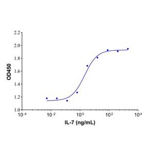 aladdin 阿拉丁 rp147632 Recombinant Human IL-7 Protein Animal Free, >97% (SDS-PAGE, HPLC), Active, E. coli, No tag, 26-177aa