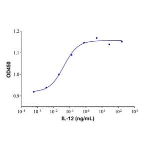 aladdin 阿拉丁 rp156174 Recombinant Human IL-12 Protein Animal Free, >90% (SDS-PAGE), Active, CHO cell, His tag, IL12A (1-219 aa) & IL12B (1-328 aa)