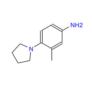 16089-43-3；3-甲基-4-(1-吡咯烷基)苯胺；3-methyl-4-(pyrrolidin-1-yl)aniline
