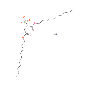 二癸基磺基琥珀酸鈣;16659-50-0;Calcium 1,4-didecyl bis(2-sulphosuccinate)