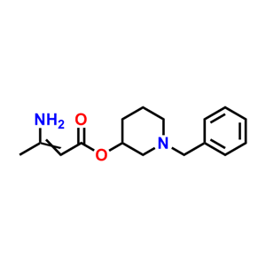 1-苄基哌啶-3-基 3-氨基丁-2-烯酸酯