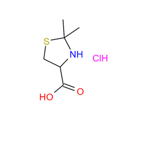 (-2,2-dimethylthiazolidine-4-carboxylic acid hydrochloride